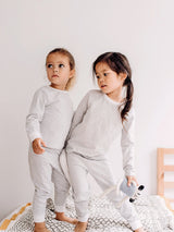 Twinning Set - Toddler & Big Kid Cotton Knit PJ Set (Erawan Grey)