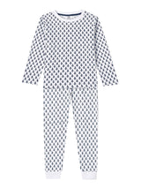 Toddler & Big Kid Cotton Knit PJ Set (Fort Blue)