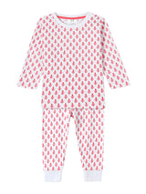 Toddler & Big Kid Cotton Knit PJ Set (Pink City)