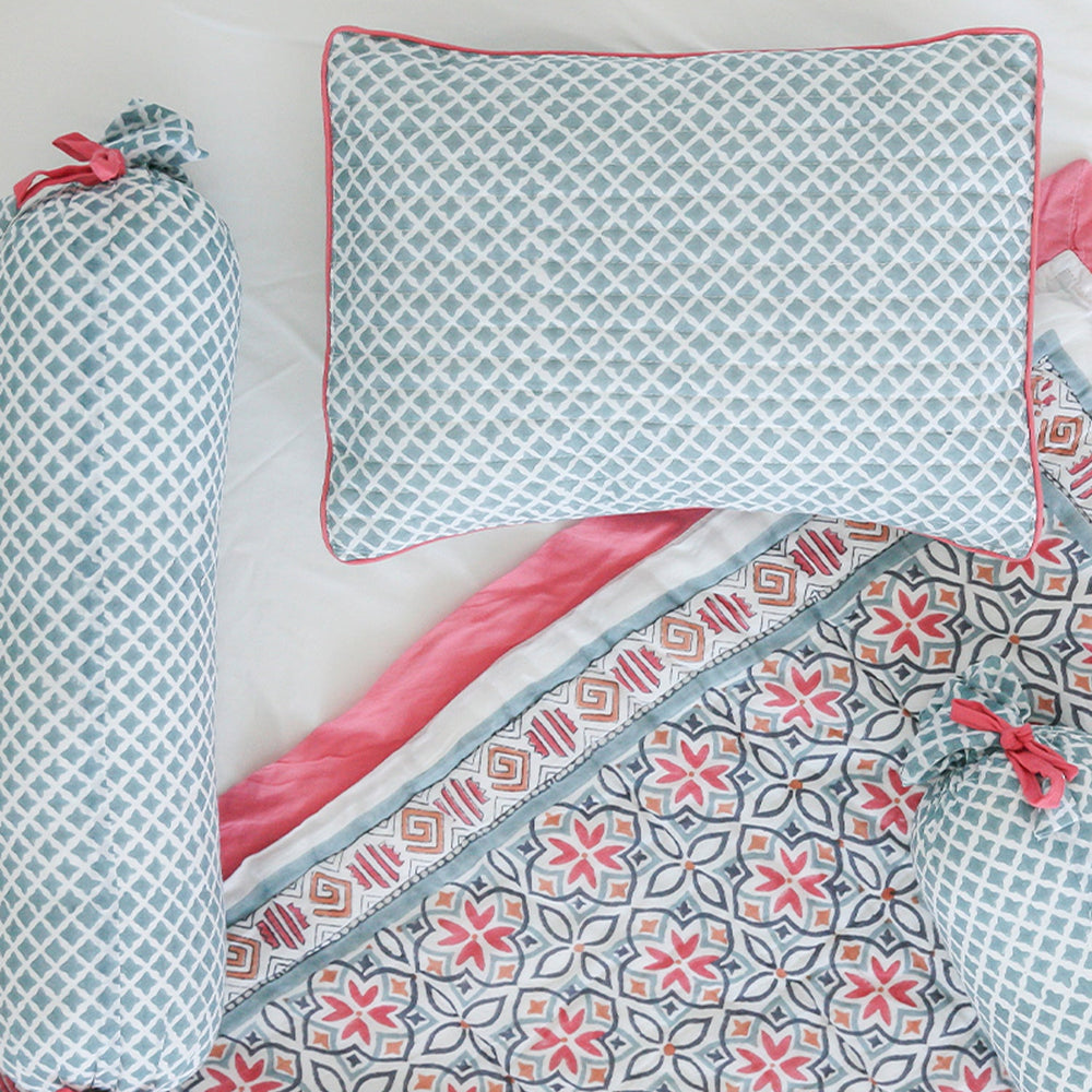 
                      
                        Seminyak Pink Cotton Quilt
                      
                    