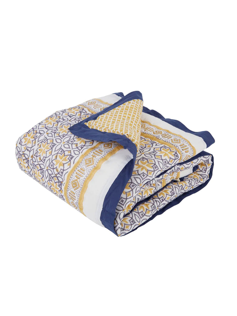 Seminyak Blue Cotton Quilt