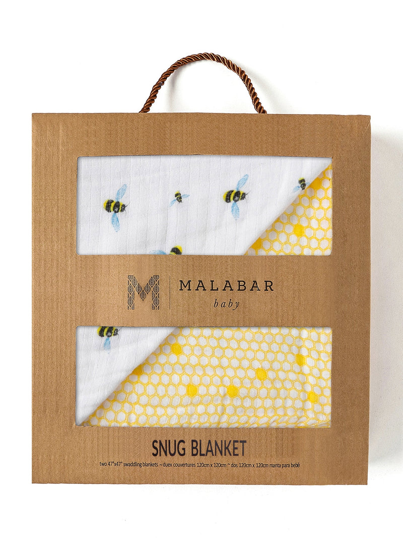 Organic Snug Blanket - Bees