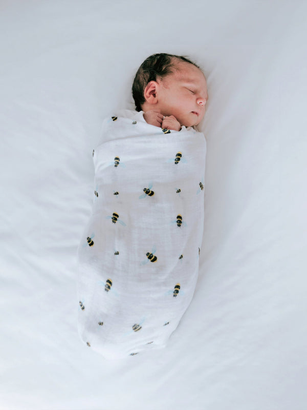 Organic Swaddle - Bee