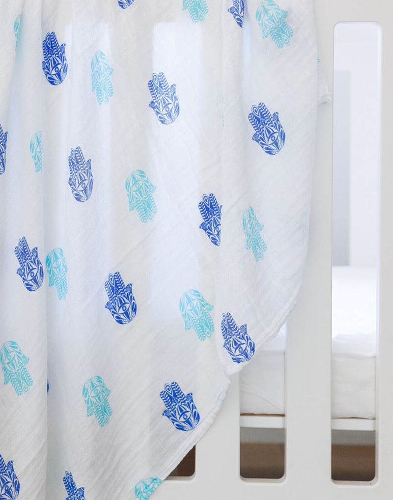 Organic Swaddle Set - Protector Series (Hamsa & Mandala)