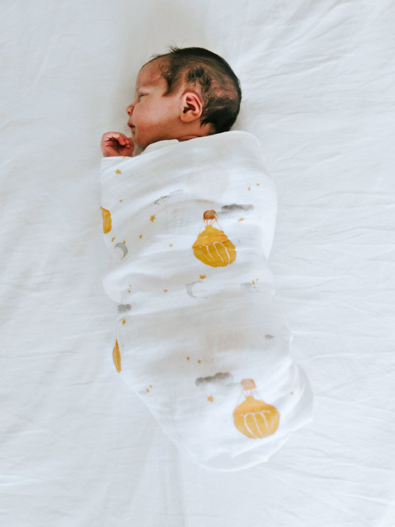 Organic Swaddle - Hot Air Balloon