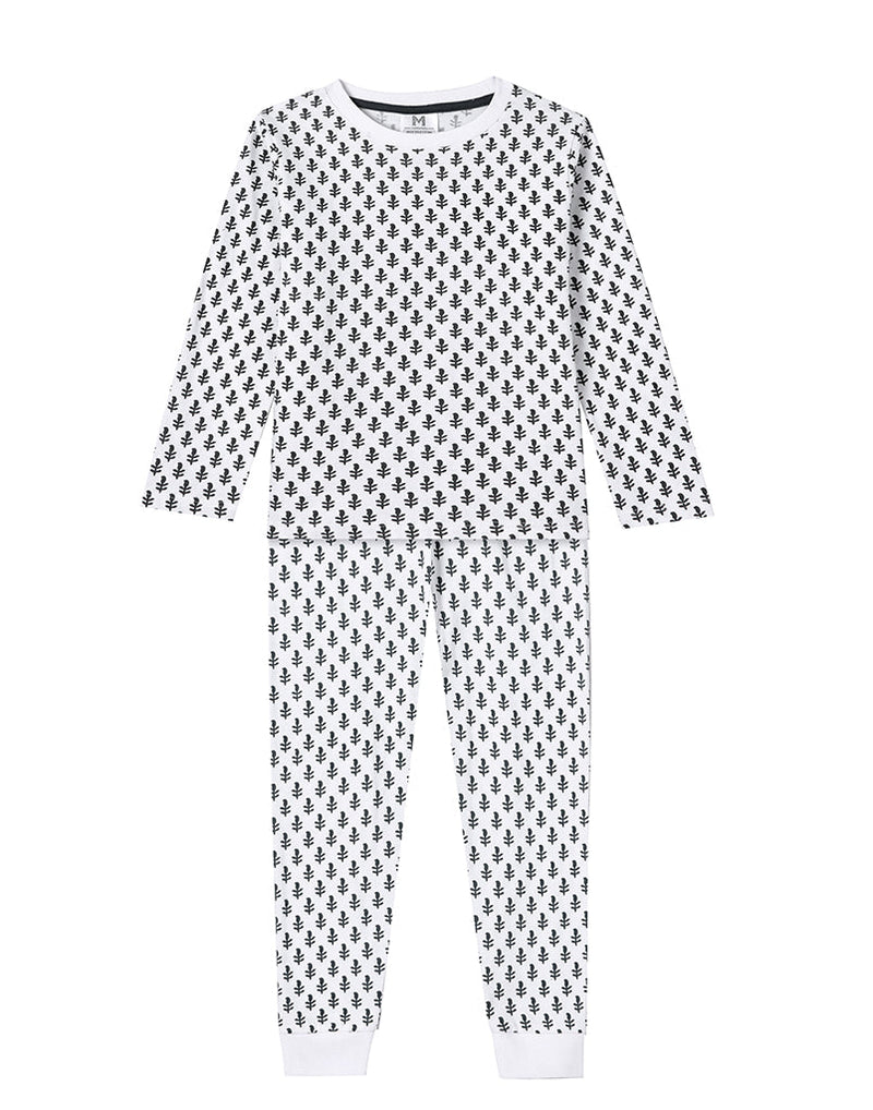 Toddler & Big Kid Cotton Knit PJ Set (Fort Blue)