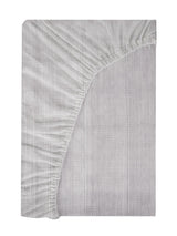 Grey Brushstroke Fitted Crib Sheet