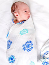 Organic Swaddle Set - Protector Series (Hamsa & Mandala)