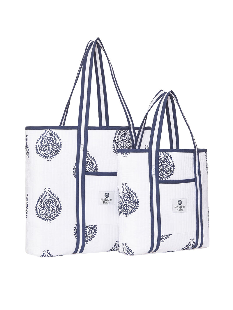 Cotton Quilted Tote Bag