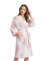 Block-Printed Robe - Pink City