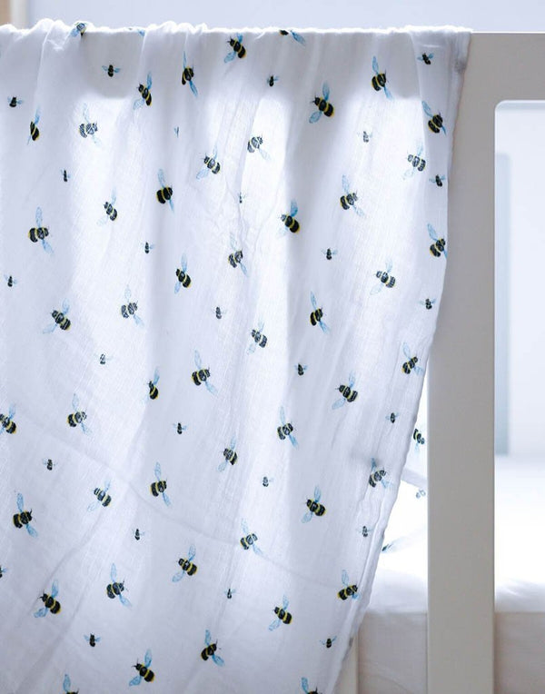 Organic Swaddle Set - Busy Bees (Bee & Hive)
