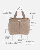 SIGRID Eco Changing Bag with Changing Mat - Beige