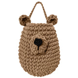 Crochet Hanging Bear Basket | TOFFEE