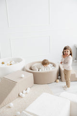 Monio - Boucle Foam Soft Play - 3 Elements - Beige