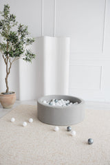 Monio - Grey Boucle Ball Pit + Balls (colour of your choice)
