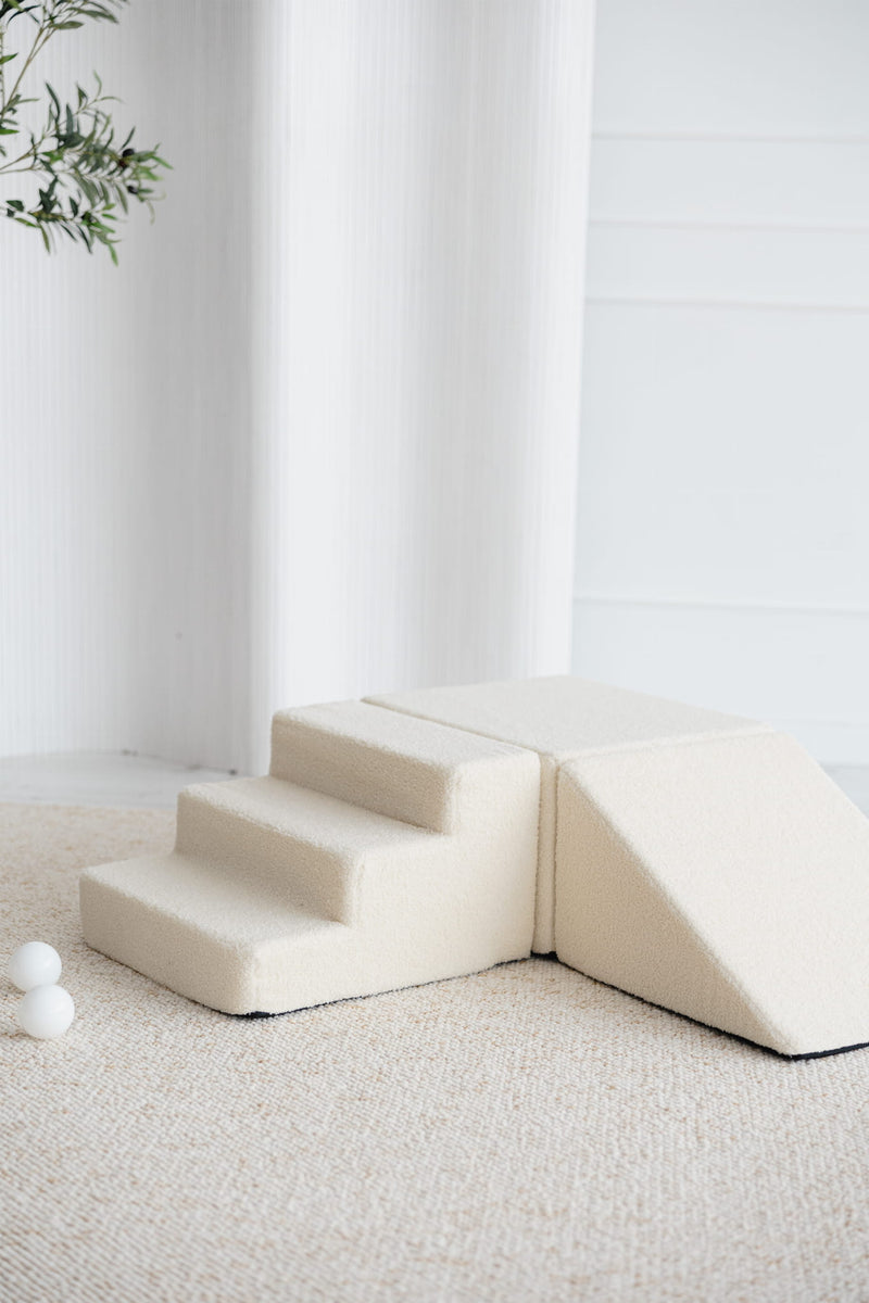 Monio - Boucle Foam Soft Play - 3 Elements - Cream