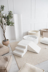 Monio - Boucle Foam Soft Play - 3 Elements - White