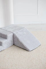 Monio - Plush Foam Soft Play - 3 Elements - Light Grey