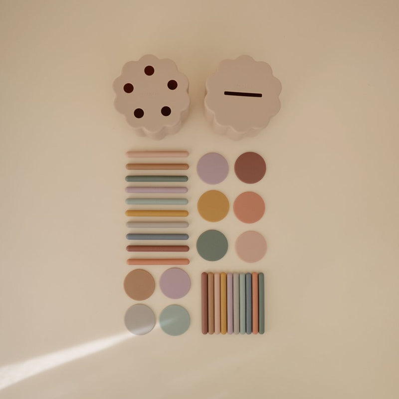 Mushie - Coin & Tube Sorting Set