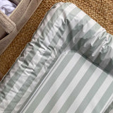 Nest Changing Mat - Candy Stripe Sage