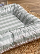 Nest Changing Mat - Candy Stripe Sage