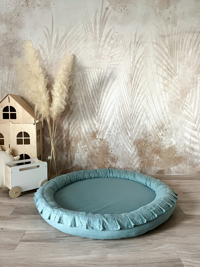 Luxe Linen Padded Playmat