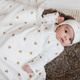 Baby Blanket - Neutral Heart