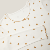 Women's Neutral Heart Pyjamas