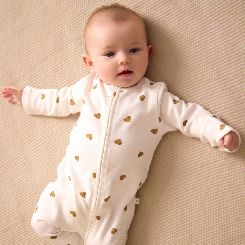 Sleepsuit - Neutral Heart