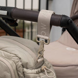 Logo Pram Bag Clips - Oyster