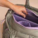 Baby Changing Tote Bag - Olive