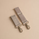 Logo Pram Bag Clips - Oyster