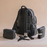 Baby Changing Backpack - Soft Black
