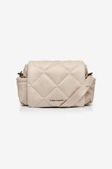 Nova Eco Compact Changing Bag Oyster Quilted Faux Leather