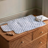 Cotton Travel Baby Changing Mat - Coastline