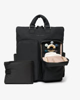 Ozzy Changing Tote / Backpack 2.0 Matte Black