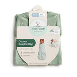 ergoPouch - Organic Summer Cocoon Swaddle Sleeping Bag - Sage 0.2 TOG