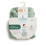 ergoPouch - Organic Winter Cocoon Swaddle Sleeping Bag - Elephant Parade 2.5 TOG