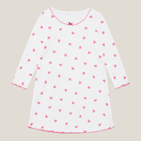 Long Sleeve Nightdress - Pink Heart