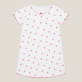 Short Sleeve Nightdress - Pink Heart