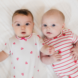 Romper With Trim - Raspberry