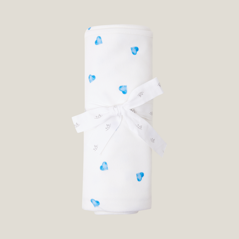 New Baby Gift Set - Blue Heart