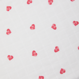 Bamboo Muslin Gift Set - Pink Heart