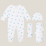 New Baby Gift Set - Blue Heart