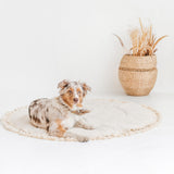 MINICAMP Padded Kids Play Mat in Ecru with Tassels