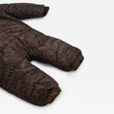 ANDERS Eco Snowsuit - Chocolate Leopard (Footless)