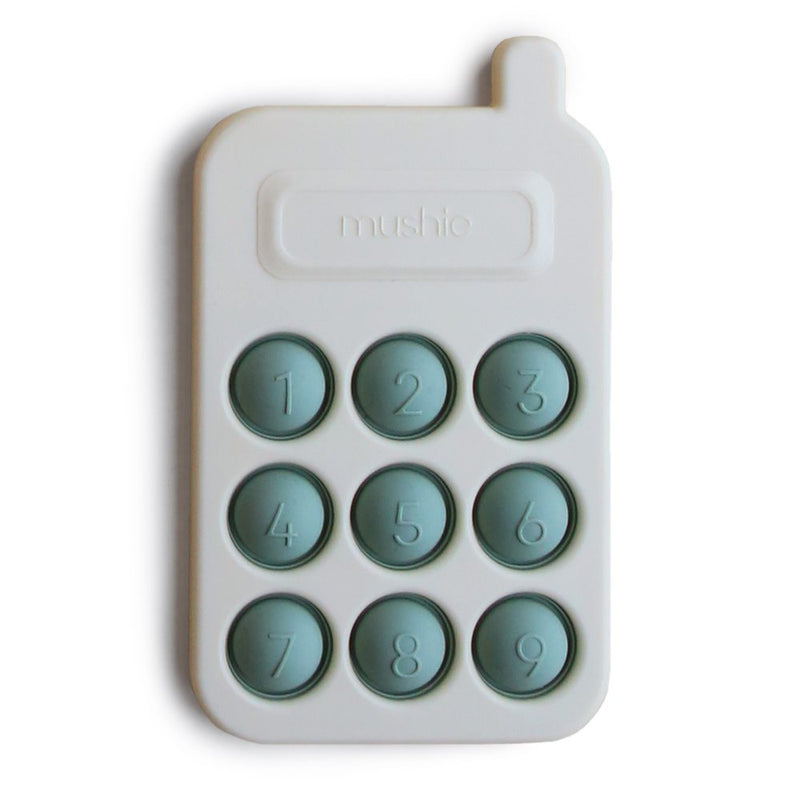 Mushie - Phone Press Toy - Cambridge Blue