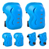 Bright Blue - Kids Protective Gear for Elbows, Knees & Wrists