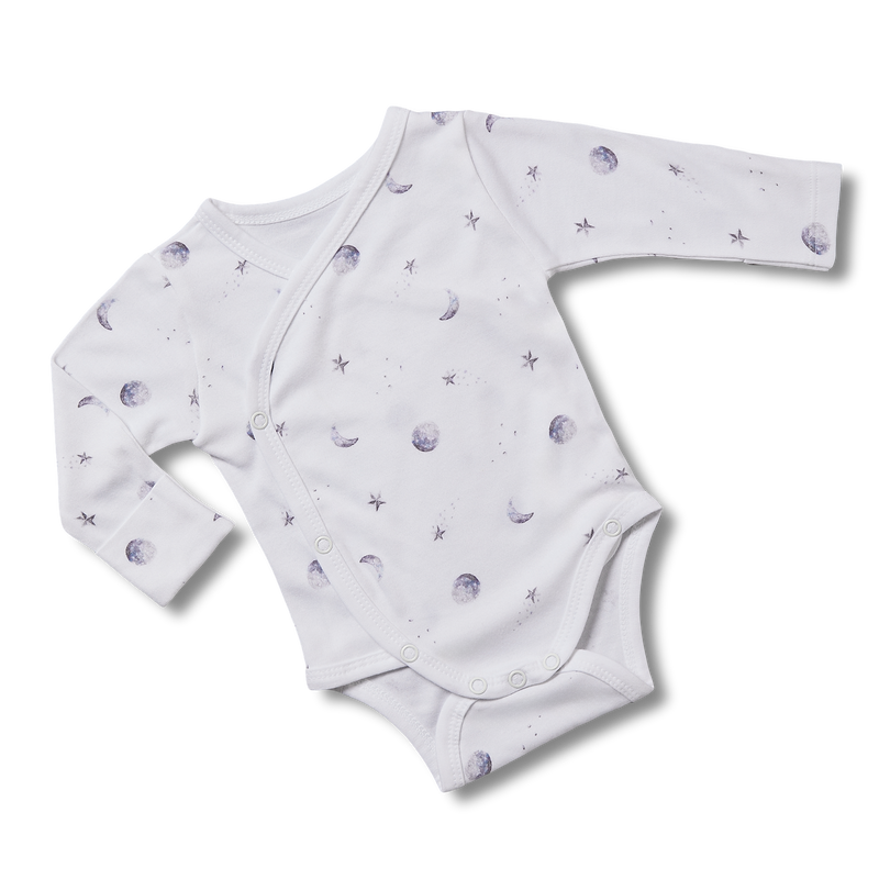 Long Sleeve Bodysuit - Starlit Moon