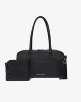Riley Compact East-West Changing Bag Black Woven